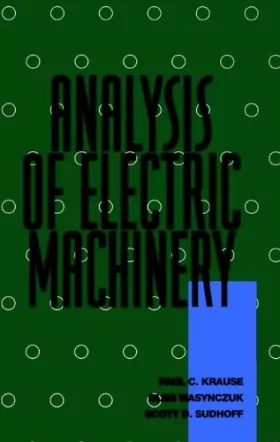 Couverture du produit · Analysis of Electric Machinery