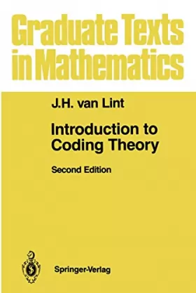 Couverture du produit · Introduction to Coding Theory (Graduate Texts in Mathematics)