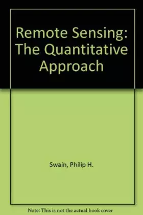 Couverture du produit · Remote Sensing The Quantitative Approach