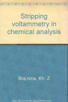 Couverture du produit · Stripping voltammetry in chemical analysis