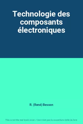 Couverture du produit · Technologie des composants électroniques