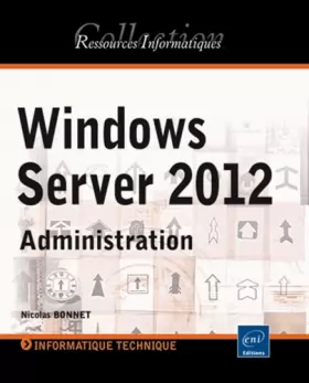 Couverture du produit · Windows Server 2012 - Administration