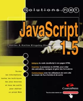Couverture du produit · Javascript 1.5, Solutions.net