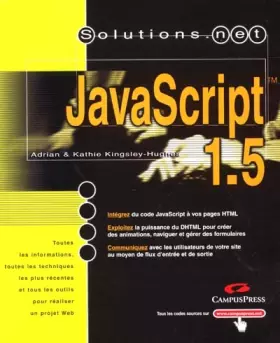 Couverture du produit · Javascript 1.5, Solutions.net