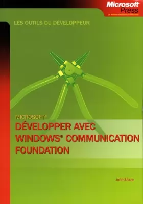 Couverture du produit · Développer avec Windows Communcation Foundation