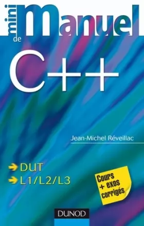 Couverture du produit · Mini manuel de C++