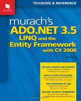 Couverture du produit · Murach's ADO.Net 3.5, Linq, and the Entity Framework With C: Training & Reference