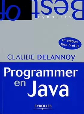 Couverture du produit · Programmer en Java. Java 5 et 6.