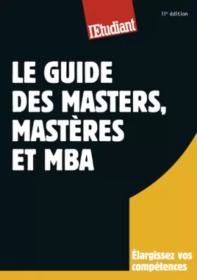 Couverture du produit · Le guide des masters, mastères et MBA