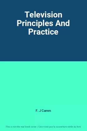 Couverture du produit · Television Principles And Practice