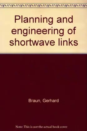 Couverture du produit · Planning and engineering of shortwave links