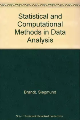 Couverture du produit · Statistical and Computational Methods in Data Analysis