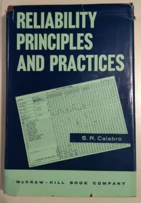 Couverture du produit · Reliability Principles and Practices