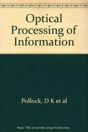 Couverture du produit · Optical Processing of Information