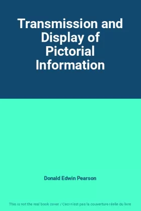 Couverture du produit · Transmission and Display of Pictorial Information