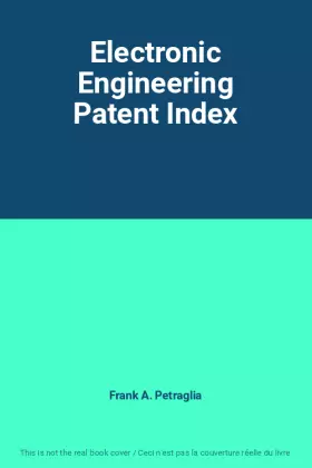 Couverture du produit · Electronic Engineering Patent Index