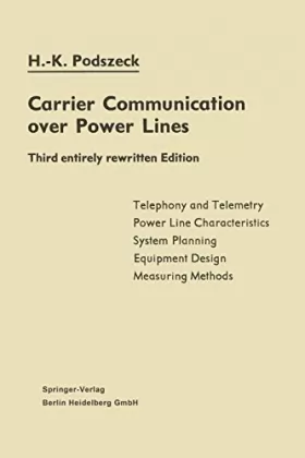 Couverture du produit · Carrier Communication over Power Lines (German Edition)