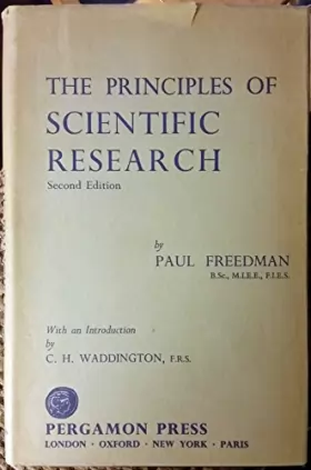 Couverture du produit · THE PRINCIPLES OF SCIENTIFIC RESEARCH.