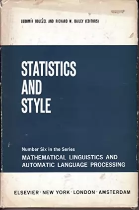 Couverture du produit · Statistics and Style