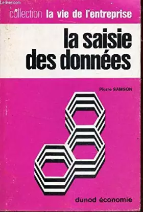 Couverture du produit · La saisie des données