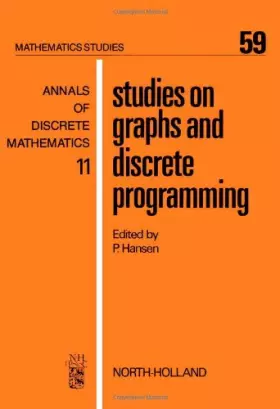 Couverture du produit · Studies on Graphs and Discrete Programming