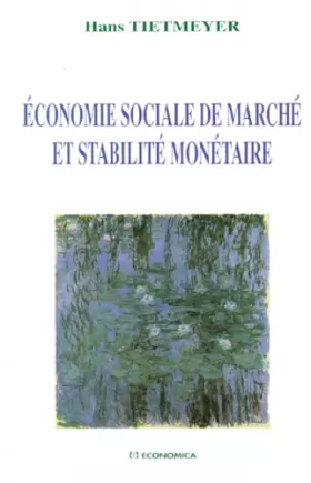 Couverture du produit · Economie sociale de marché et stabilité monétaire