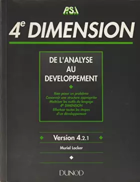 Couverture du produit · 4e dimension: De l'analyse au développement..., version 4.2.1