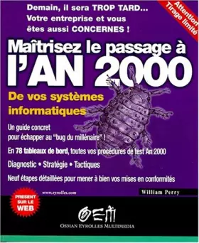 Couverture du produit · Maîtriser le passage à l'an 2000 de vos systèmes informatiques