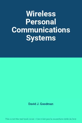Couverture du produit · Wireless Personal Communications Systems