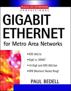 Couverture du produit · Gigabit Ethernet for Metro Area Networks