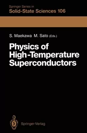 Couverture du produit · Physics of High-Temperature Superconductors: Proceedings of the Toshiba International School of Superconductivity (Its2), Kyoto