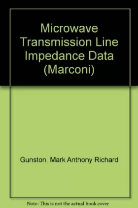 Couverture du produit · Microwave Transmission Line Impedance Data