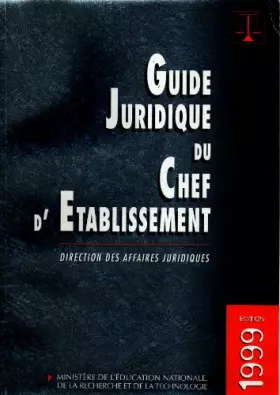Couverture du produit · Guide juridique du Chef d'Etablissement