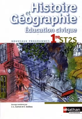 Couverture du produit · Histoire-Géographie - Education civique - 1re ST2S