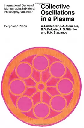 Couverture du produit · Collective Oscillations in a Plasma (Monographs in Natural Philosophy)