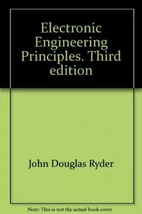 Couverture du produit · Electronic Engineering Principles. Third edition