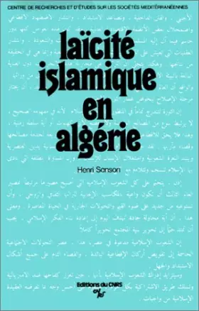 Couverture du produit · Laïcité islamique en Algérie