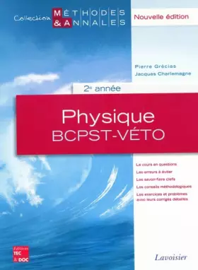 Couverture du produit · Physique 2e année BCPST-VETO