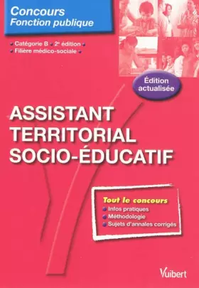 Couverture du produit · N°105 Assistant territorial socio éducatif catégorie B