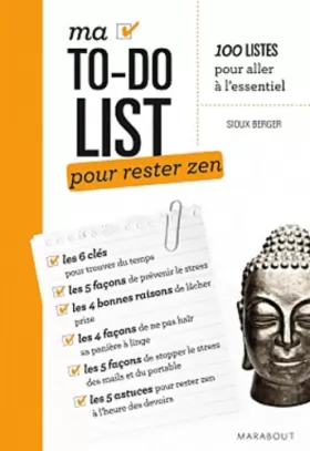 Couverture du produit · Ma To-do list pour rester zen
