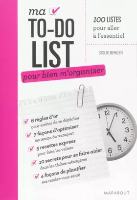 Couverture du produit · MA TO DO LIST ORGANISATION