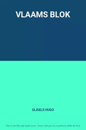 Couverture du produit · VLAAMS BLOK