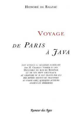 Couverture du produit · Voyage de Paris à Java