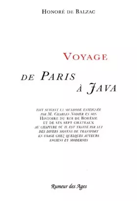 Couverture du produit · Voyage de Paris à Java