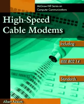 Couverture du produit · High-Speed Cable Modems: Including IEEE 802.14 Standards