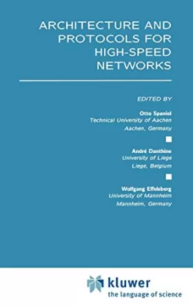 Couverture du produit · Architecture and Protocols for High-Speed Networks