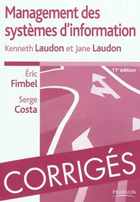 Couverture du produit · Corrigés de Management des systèmes d'information