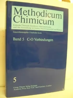 Couverture du produit · Methodicum Chimicum Band 6 C-N Verbindung