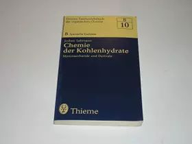 Couverture du produit · Chemie der Kohlenhydrate. Monosaccharide und Derivate