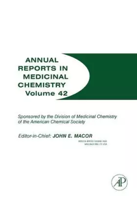 Couverture du produit · Annual Reports in Medicinal Chemistry